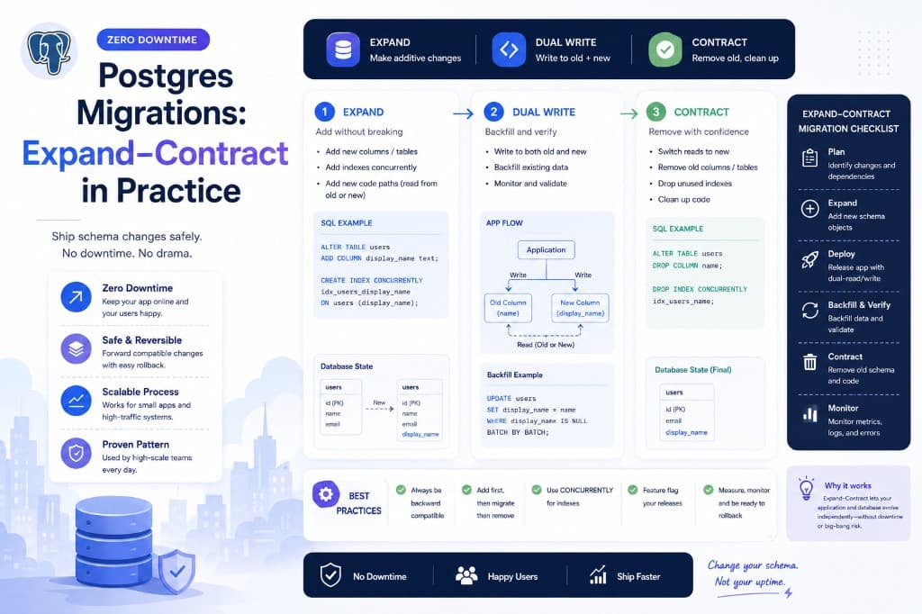 Organised database storage concept illustrating Postgres schema and query design
