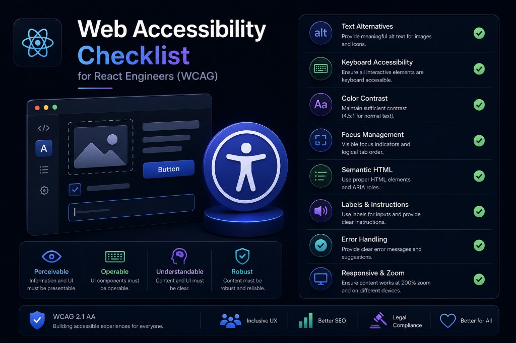 Designer reviewing accessible interface layouts and inclusive UI patterns on a screen
