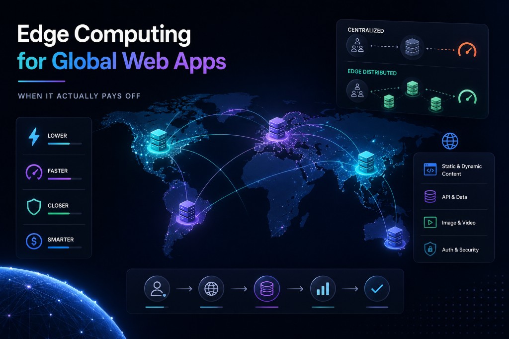 Global network cables illustrating edge computing and CDN infrastructure