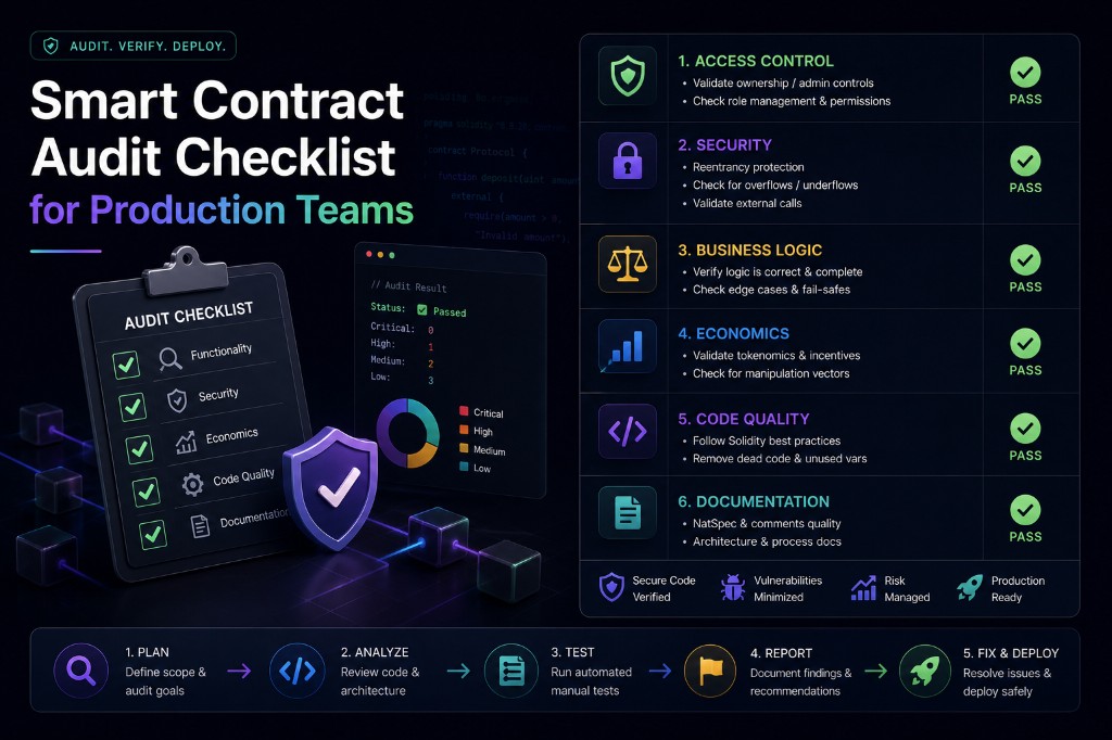 Cryptocurrency security concept representing smart contract audit and hardening work